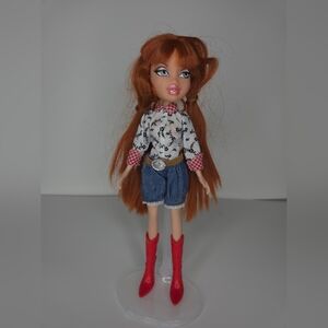 Bratz Doll Wild Wild West Meygan Doll 2001 Red Hair Boots Cowgirl Western Outfit